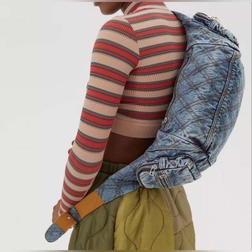 URBAN OUTFITTERS Denim Sling/Crossbody Bag - Picture 2 of 12
